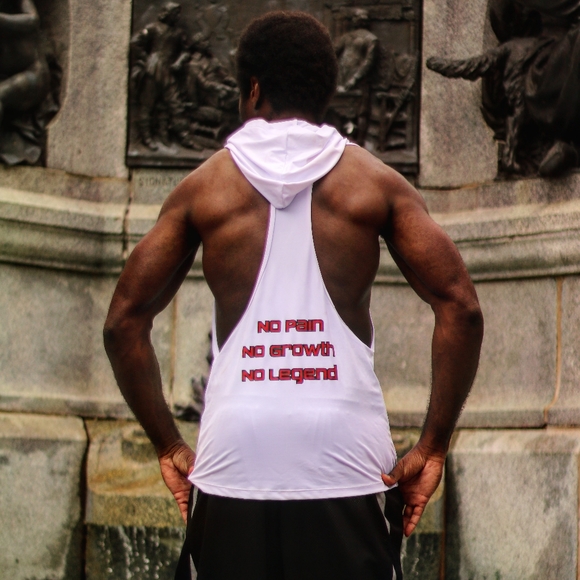 Mens Moisture Wicking Stringer. - Picture 3 of 5